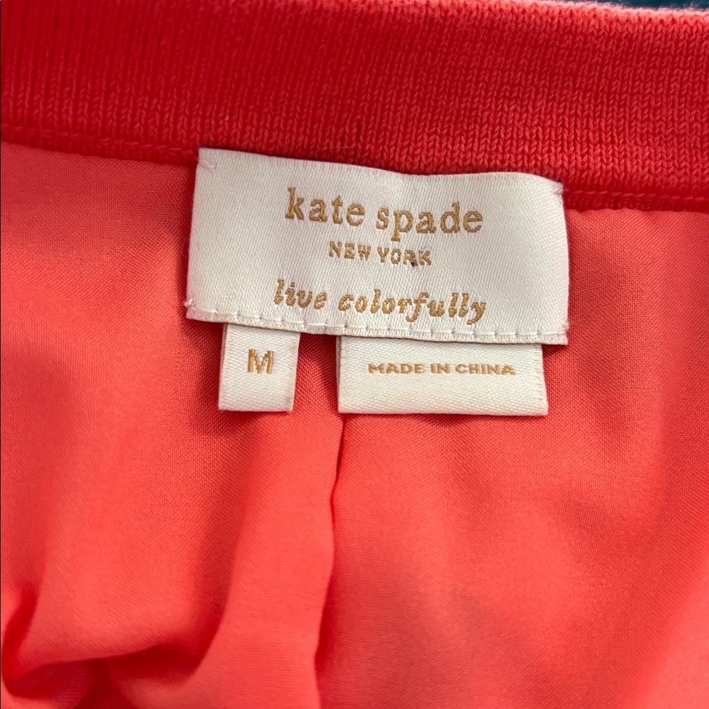Kate Spade New York Embellished Beaded Embroidered Crop Cardigan Sweater Sz M - Picture 7 of 7